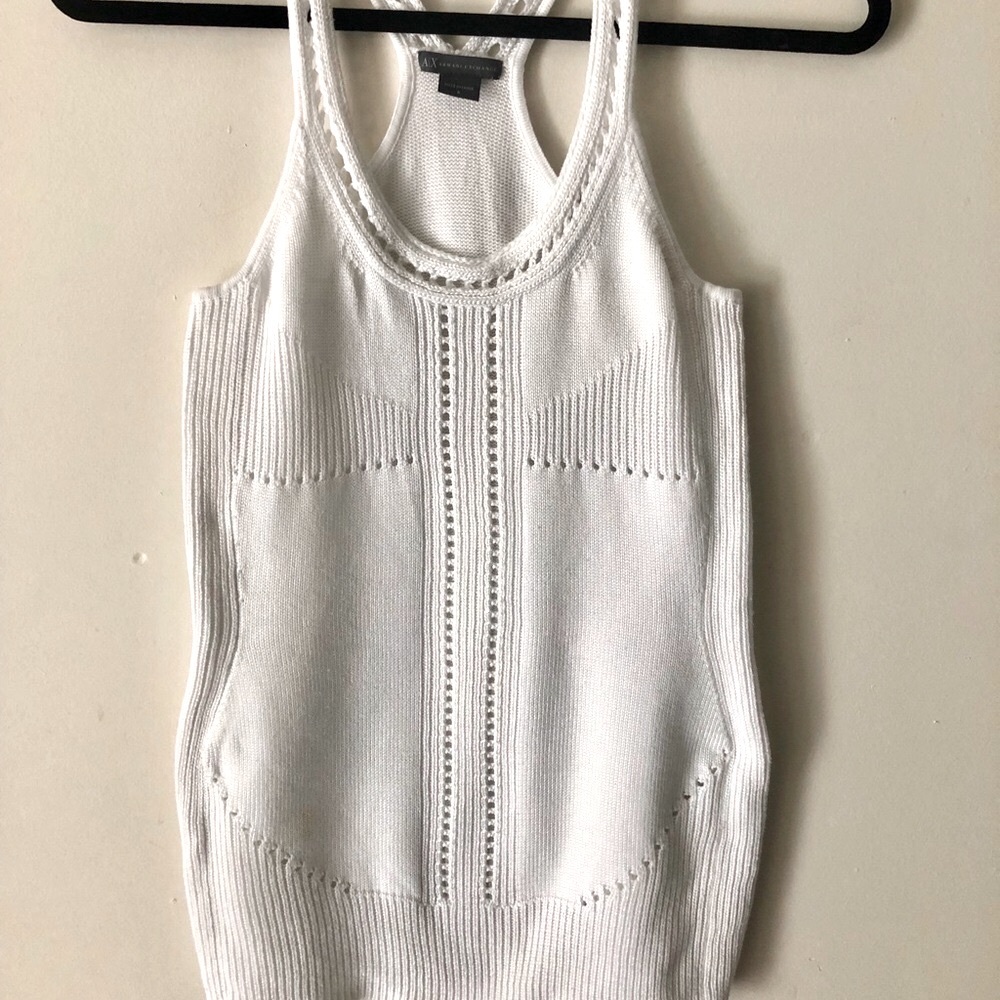 A/X Armani Exchange Crochet Blouse